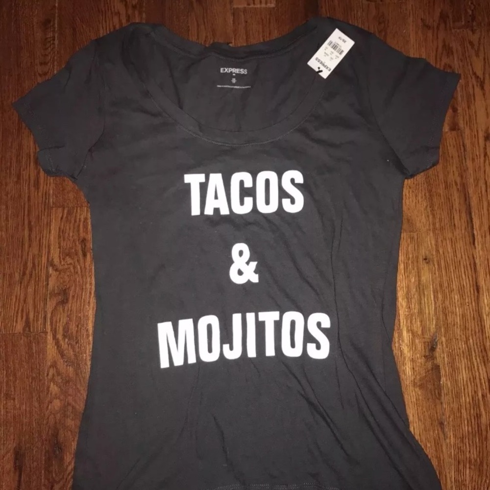 Express “Tacos & Mojitos” graphic tee